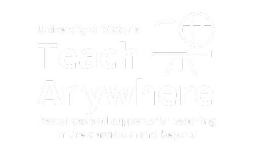 University of Victoria Teach Anywhere Logo