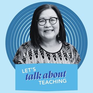 Profile photo of Professor Jin-Sun Yoon with caption "Let's Talk About Teaching"